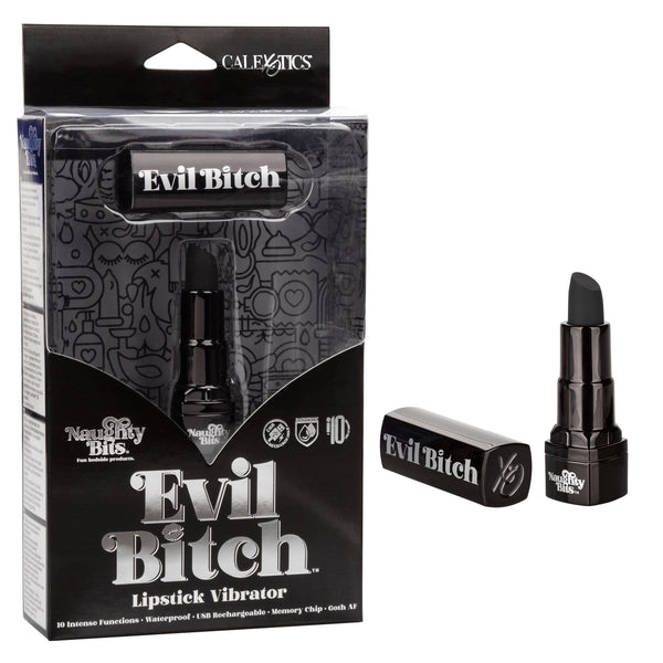 California Exotic Novelties Naughty Bits Evil Bitch Lipstick Vibe at $29.99