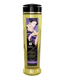 Shunga Massage Oil Libido Exotic Fruits - 8 Oz Bottle with Sensual Art Label.