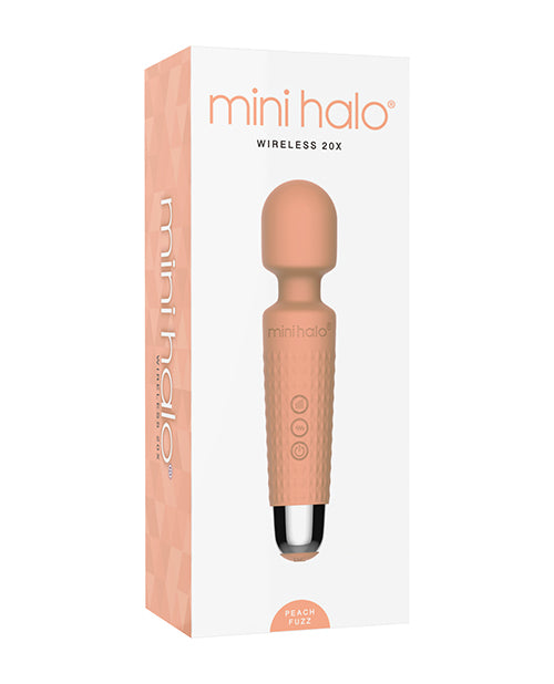 Thank Me Now Shibari Mini Halo Peach Fuzz Orange Wand Massager Rechargeable at $49.99
