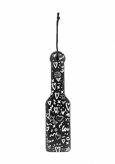 SHOTS AMERICA Love Street Art Fashion Printed Paddle Black at $15.99