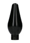 SHOTS AMERICA Ouch Interchangeable Butt Plug Set Pointed Large Black at $27.99
