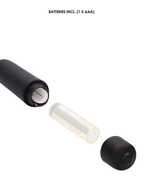 SHOTS AMERICA Ouch Silicone Vibrating Bullet Plug Extra Long Urethal Sounding Black at $32.99