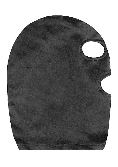 SHOTS AMERICA Ouch! Velvet and Velcro Mask with Mouth and Eye Opening Black at $19.99