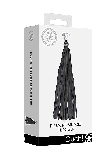 SHOTS AMERICA Diamond Studded Whip Black at $32.99