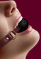 SHOTS AMERICA Ouch Halo Breathable Ball Gag Burgundy at $17.99