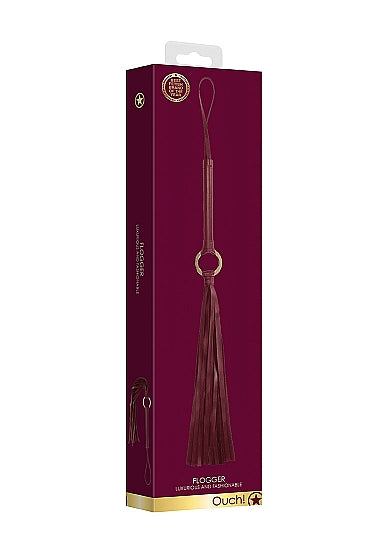 SHOTS AMERICA Ouch Halo Flogger Burgundy at $19.99