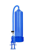 Blue Pumped Comfort Beginner Penis Pump with trigger grip and quick release valve for enhanced performance and comfort.