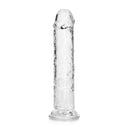 Crystal clear 7-inch realistic dildo from Shots Realrock for ultimate satisfaction
