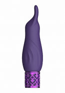 SHOTS AMERICA Royal Gems Sparkle Purple Rechargeable Silicone Bullet Vibrator at $34.99