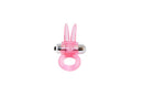 SI Novelties Ribbidy Rabbit Vibrating Cock Ring Pink from Si Novelties at $14.99