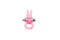 SI Novelties Ribbidy Rabbit Vibrating Cock Ring Pink from Si Novelties at $14.99