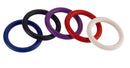 Spartacus Spartacus Leathers Cock Rings Nitrile 5 Pack Rainbow at $9.99