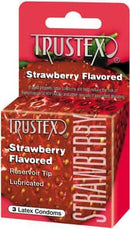TRUSTEX CONDOMS Trustex Flavored Latex Condoms Strawberry at $2.99
