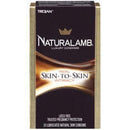 Trojan Brand Naturalamb Lubricated Condoms 10pk box showcasing skin-to-skin intimacy latex-free pregnancy protection.