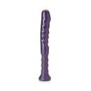 Echo Handle Amethyst Dildo from Tantus with ergonomic grip handle in purple color