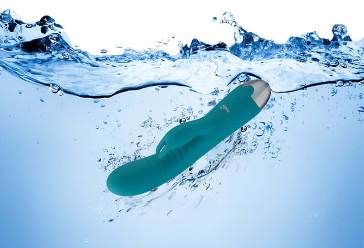 Viben Alluring Come Hither G-Spot Rabbit Vibrator Ocean Blue Viben Alluring Come Hither G-Spot Rabbit Vibrator Ocean Blue