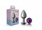Viben Cheeky Charms Round Purple Medium Gunmetal Butt Plug at $14.99