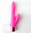 Maia Toys VICTORIA RECHARGEABLE SILICONE DUAL VIBE NEON PINK at $34.99