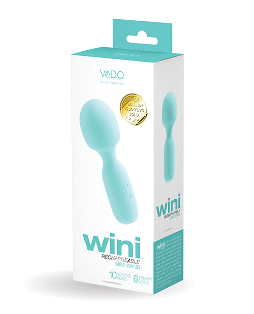 Vedo Vedo Wini Rechargeable Mini Wand Turquoise Green at $49.99