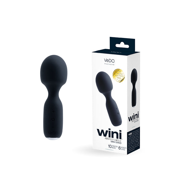 Vedo Vedo Wini Rechargeable Mini Wand Just Black at $49.99