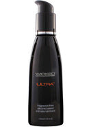 Wicked Ultra Unscented Silicone Lube - 4 oz bottle, Vegan, Cruelty-Free, Fragrance-Free, long-lasting intimate lubricant.