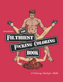 Cover of 'The Filthiest Coloring Book' by Wood Rocket featuring playful adult illustrations and bold title design.