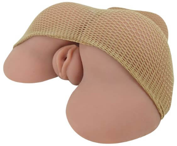 Cloud 9 Novelties Cloud 9 Novelties Realistic Pussy and Ass Body Mold with Spread Legs Tan at $44.99