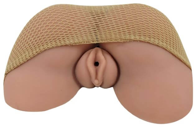 Cloud 9 Novelties Cloud 9 Novelties Realistic Pussy and Ass Body Mold with Spread Legs Tan at $44.99