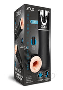 Zolo Automatic Blowjob Stroker product packaging displaying features and design