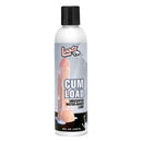 Loadz Cum Load Unscented Water Based Semen Lube 8 oz bottle showcasing creamy formula and realistic design.