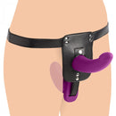 XR Brands Strap U Double Take Double Penetration Strap On Purple at $99.99