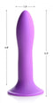 XR Brands Squeeze It Slender Dildo Purple at $21.99