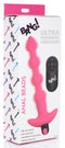 XR Brands Bang! Vibrating Silicone Anal Beads and Remote Control Pink at $29.99