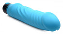 XR Brands Bang! XL Bullet Vibrator and Ribbed Silicone Sleeve Blue at $41.99