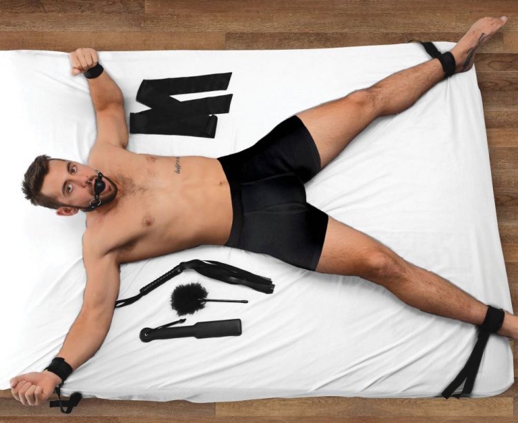 XR Brands Strict Bed Restraint Bondage Kit at $59.99