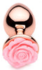 XR Brands Booty Sparks Pink Rose Gold Large Anal Plug at $19.99