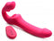 Strap U Licking and Vibrating Strapless Strap-On with Remote Control - Triple Stimulation Pleasure