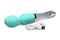 PRISMS VIBRA-GLASS 10X TURQUOISE GLASS WAND DUAL END-6