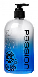 Passion Lube Water Based 16 Oz bottle, designed for enhancing intimate moments and providing long-lasting, natural-feeling moisture.