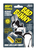 Bad Bunny Male Enhancement Pills Packaging for Strength, Duration, and Arousal Boost