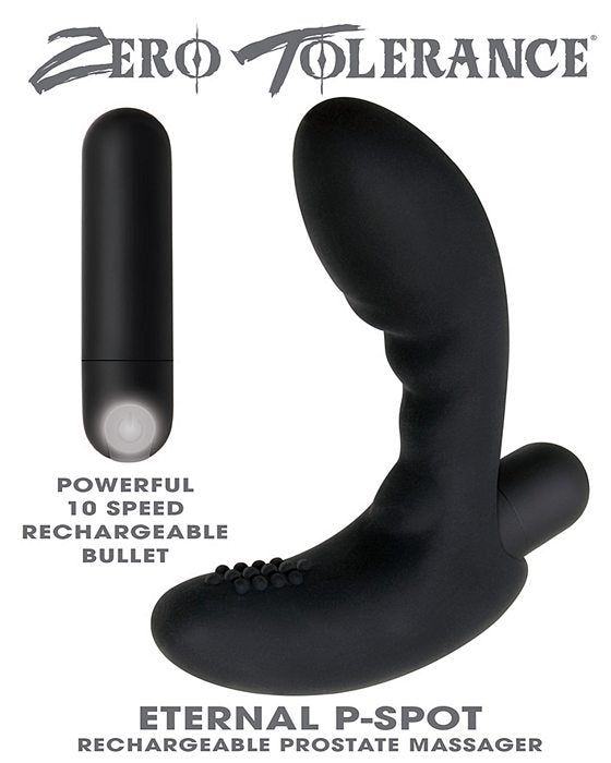 Evolved Novelties Zero Tolerance Eternal P-Spot Rechargeable Prostate Massage Black at $29.99