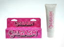 GirlGasm Vaginal Arousal Cream tube and packaging in pink, designed to enhance sensual pleasure and intensify arousal.