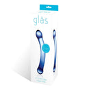 Packaging of Glas 6-Inch Curved Glass G-Spot Dildo for enhanced pleasure and G-Spot stimulation.