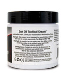 Gun Oil Tactical Cream 6oz jar, water-based masturbation cream for smooth stroking action and soft skin.