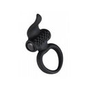 Adrien Lastic Lingus Clitoral Vibrating Cockring with clitoral stimulators for enhanced pleasure, black, ergonomic design