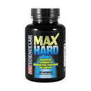 Max Hard Male Vitality Capsules bottle, 30 count for energy and stamina support.