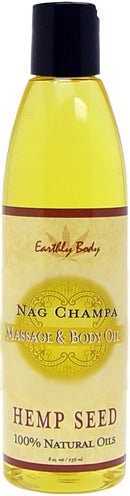 Earthly Body Earthly Body Massage Oil Nag Champa 8 Oz at $13.99