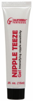 Nipple Teeze Intensifying Sensitivity Gel 0.5 oz Tube by California Fantasies for enhanced nipple arousal.
