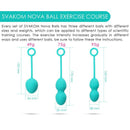 SVAKOM SVAKOM Nova Silicone Kegel Exercise Ben Wa Ball Set Green at $39.99