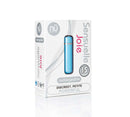 Sensuelle Joie Blue Bullet Vibrator packaging with 15 functions, promoting discreet, petite, and powerful performance.